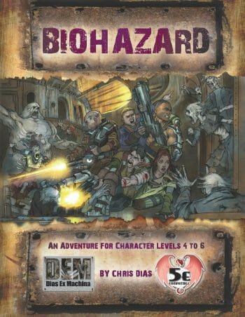 Biohazard cover showing zombies attacking well armed force