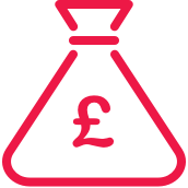 Annual marketing spend of over £1 million